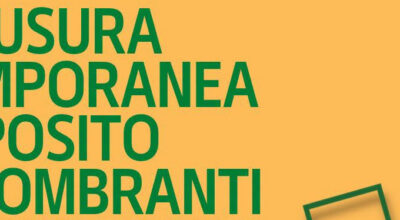 CHIUSURA TEMPORANEA DEL DEPOSITO INGOMBRANTI